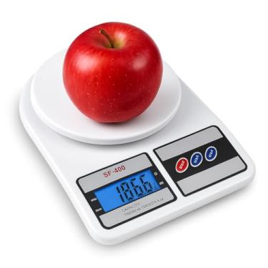 Imagem de Balanca Digital De Precisao - Ate 10kg - Cozinha - (nao Acompanha Pilhas) Kokay Branco No Voltagev