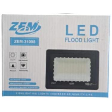 Imagem de Kit 2 Refletores Led 100W Luz Branca Frio Prova D'Água Ip67 - ZEM