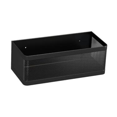 Imagem de Bothyi Prateleira para máquina de lavar, cesto suspenso para roupa suja, prateleira lateral para lavadora e secadora, organizador para geladeira e banheiro, Black L