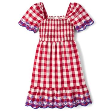 Imagem de Gymboree Vestidos femininos combinando Mommy and Me, Xadrez vermelho - adulto, GG