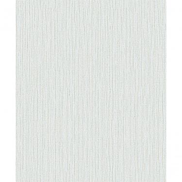 Imagem de Papel De Parede Importado Listras Vertical Creme, Azul E Dourado.