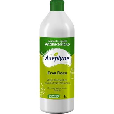 Imagem de Aseplyne, Sabonete Líquido, Antisséptico, Aroma Erva Doce, 1Litro, Verde