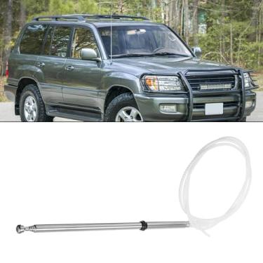 Imagem de MODIGT Mastro de antena elétrica compatível com Toyota Land Cruiser 1998-2007, Lexus LX470 (1998-2007), peça de substituição número 86337-60151 86337-35111
