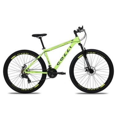 Imagem de Bicicleta Colli Toronto Aluminio Aro 29 Disco-shimano 21v, Verde claro