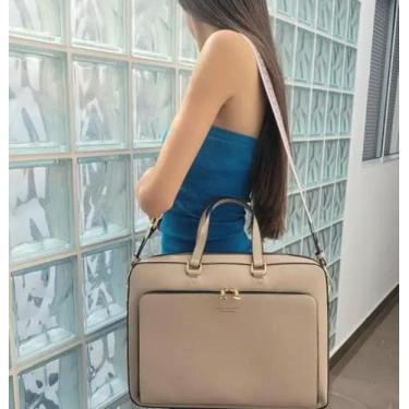 Imagem de Bolsa Pasta Feminina Executiva Porta Notebook Tiracolo - VeryRio