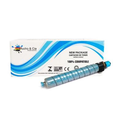 Imagem de Toner Comp. MPC300C Ciano  MPC300 MPC400 MPC401 10K - Cartucho & Cia