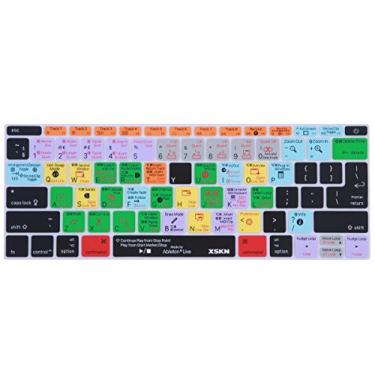 Imagem de XSKN Ableton Live Shortcut Keyboard Skin Cover para MacBook Pro 13 polegadas A1708 (versão 2016, sem touchbar) e MacBook 12 polegadas A1534, layout dos EUA e da UE