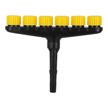 Imagem de Chusui Sprinkler para jardim Cabeça de sprinkler ajustável com várias pontas Sistema de irrigação de sprinkler de gramado Externo Jardim Pátio Pulverizador de água de jardim Sistema de rega de jard CL