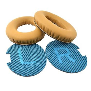 Imagem de CIADAZ 1 par de almofadas para fones de ouvido, capa de substituição para fones de ouvido, compatível com Bose QC15, QC2, QC25, AE2, fone de ouvido Soundlink