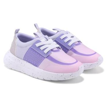 Imagem de Hey Dude Tênis feminino infantil Sirocco Play Ombre (criança pequena/criança grande), rosa/lilás ombre, 36 médio