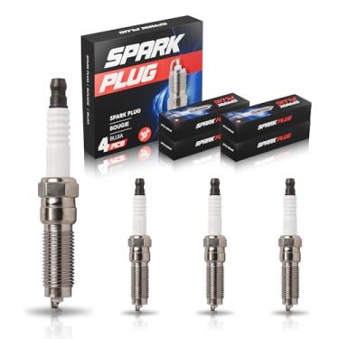 Imagem de ENA Vela de ignição Iridium Platinum para SP539 91924 Velas de ignição de substituição automotiva compatíveis com Ford Fusion 1.5L 2017 2017 2018 2019 2020 Ford Fusion 1.5L 2017 2018 2019 Ford Escape