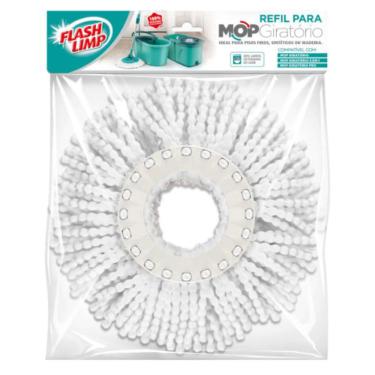Imagem de Refil Para Mop Giratório Flash Limp  Rmop8210 Branco