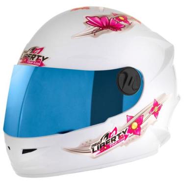 Imagem de Capacete Fechado Pro Tork Liberty Four Kids For Girls Vis. Iridium, Br