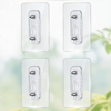 Imagem de Suporte para alimentador de beija-flor de janela: 4 peças de gancho de alimentação de pássaros montado na janela de metal - adesivo sem rastros para porta de varanda de jardim de vidro - presente para