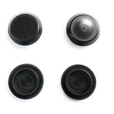 Imagem de BPF-3/4" 0,75 polegada Montagem nivelada Corpo de plástico preto e folha Metal Furo Plug Qtd. 50 PDR Reparo de Dentes sem pintura