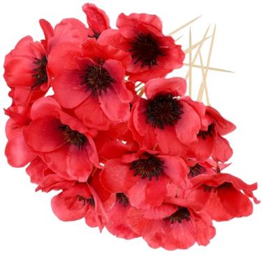 Imagem de CHENGU 100 palitos de dente extravagantes, palitos de coquetel de 12 cm palitos extravagantes para aperitivos, aperitivo de bambu feito à mão, espetos de frutas, palitos de comida para casamento, dia