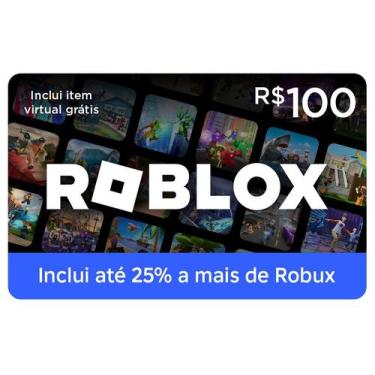 Imagem de Cartão Presente Digital Roblox R$100,00 Roblox 50BRL eGift