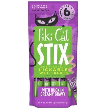 Imagem de Tiki cat stix pato ao molho 6 saches - COVETRUS