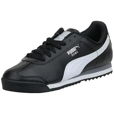Imagem de PUMA Roma Basic Tênis masculino, Black/White/Silver, 13