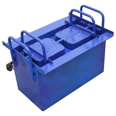 Imagem de INTBUYING Máquina de fazer tijolos de concreto, máquina formadora manual de blocos de solo oco 220 V, tamanho do tijolo 15,3 x 7,7 x 7,10 cm (390 x 190 x 190 mm)