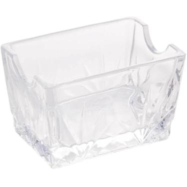 Imagem de 50 Porta Sachês de Vidro Dublin Chá Açúcar Café Maionese Ketchup Lyor 8x5,5cm