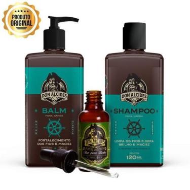 Imagem de Kit Shampoo + Balm + Óleo Para Barba - Don Alcides Calico Jack