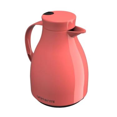 Imagem de Garrafa Térmica Unitermi Paris 1 Litro Bule C/ Gatilho Cores - Rosa Claro
