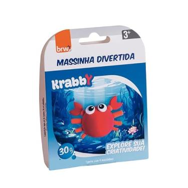 Imagem de BRW Massa de Modelar Divertida 4 Cores 30g Krabby