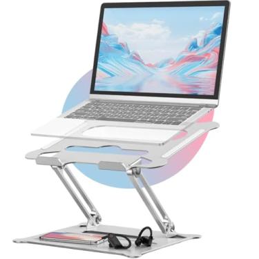 Imagem de Suporte Aluminio Ajustável Notebook Macbook Note Mesa Escritorio Robusto Articulável Tippi