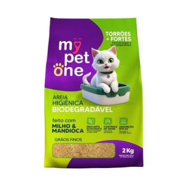 Imagem de Areia Biodegradável Bio Gold Fina MyPetOne - 2Kg