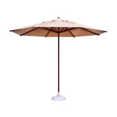 Imagem de Ombrelone Guarda Sol Piscina Casa Praia Base Branco 240cm - LUMINÁRIAS