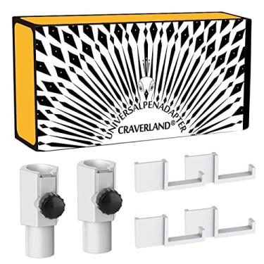 Imagem de CRAVERLAND Adaptador universal de caneta para Cricut Explore 3/Air 2/Air/Explore/Maker 3/Maker/Cutting Machine, um adaptador serve para todas as canetas, marcadores, marcadores e canetas, conjunto de suportes de caneta Stylus para Cricut