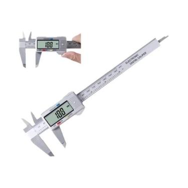 Imagem de Calibrador Digital De Vernier De 6 Polegadas HILDA 0-150mm Micrômetro 