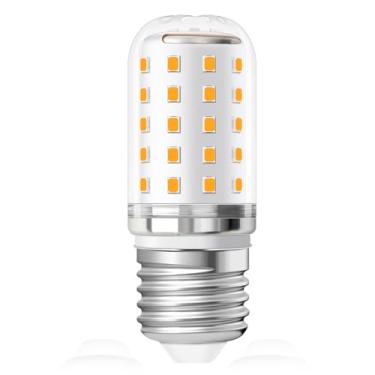 Imagem de Lâmpada LED para geladeira equivalente a 60 W, eletrodoméstico LED E26 de 5 W 720 lúmens 3000 K Warmwhite, lâmpadas de geladeira de base média E26, não regulável, AC85-265V, 1 pacote