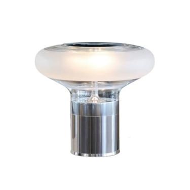 Imagem de Abajur de cabeceira Luminária de cabeceira vidro simples para quarto e sala estar