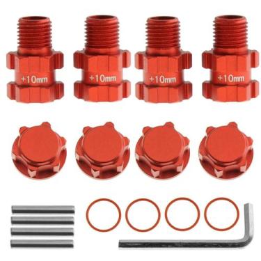 Imagem de Adaptador de cubos hexagonais de roda RC de 14 mm a 17 mm, amplie 10 m