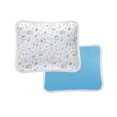 Imagem de 2 Fronhas Para Travesseiro Bebê 30X40 Estampado Baby Azul