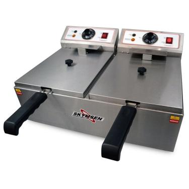 Imagem de Fritadeira Elétrica 10 Litros FED20N Skymsen Fritadeira Elétrica 11 Litros 220v