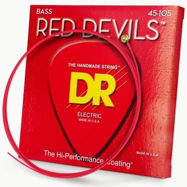 Imagem de Cordas de baixo DR Strings Red Devils Extra-Life 45-105
