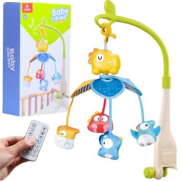 Imagem de Brinquedo Infantil Móbile Dinossauros Para Berço C/Som e Luz - Castela