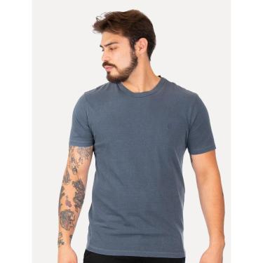 Imagem de Camiseta Original Penguin Masculina Regular Tinturada Bordada Azul Marinho-Masculino