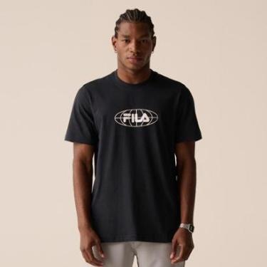 Imagem de Camiseta Fila Regular Classic Masculina Estampa Fila Word-Masculino
