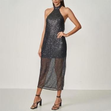 Imagem de Vestido Colcci Paetê Feminino-Feminino