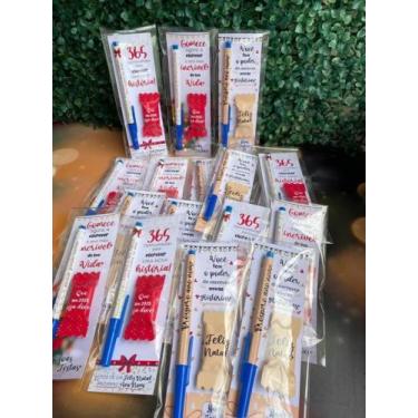 Imagem de Card com Caneta e Bala Personalizada sortidos (10 unidades) - Cantinho