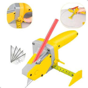 Imagem de Cortador Manual Placa Gesso Drywall Trena 5M com 6 Laminas - Bomvink