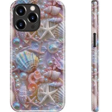 Imagem de DEENAKIN Capa para iPhone 15 Pro - Compatível com carregamento sem fio - Capa rígida de camada dupla e capa de silicone - Capa protetora para celular com designs bonitos da moda para mulheres - Concha