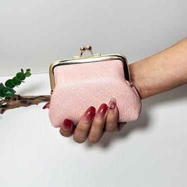 Imagem de Carteira curta feminina vintage – Porta-moedas com cadeado multiuso, compacta e espaçosa, ideal para viagens e uso diário, rosa, Carteira