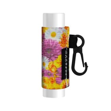 Imagem de Chaveiro com protetor labial com clipe para batom, batom com lindo protetor labial elástico, Cor 6, Modelo 6