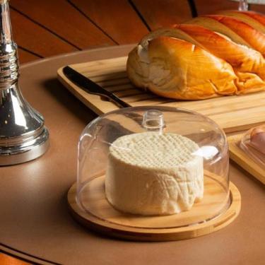 Imagem de Queijeira Redonda Com Tampa De Acrilíco Bambu - Paramount