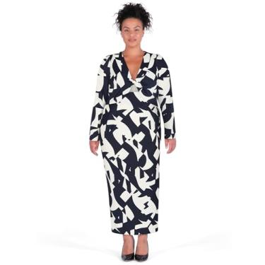 Imagem de City Chic Vestido feminino plus size - estampa Lana, Cachecol Geo, 48